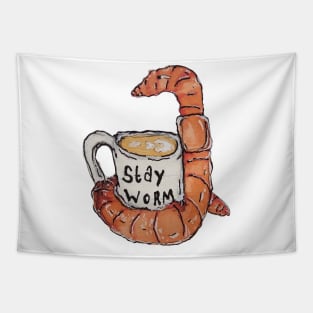 Cozy Coffee Companion Tapestry