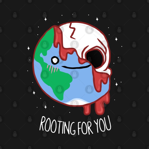 Melting Earth Rooting For You by sadpanda