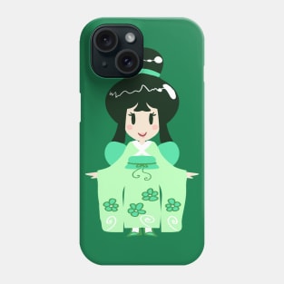 Green Kimono Girl Phone Case