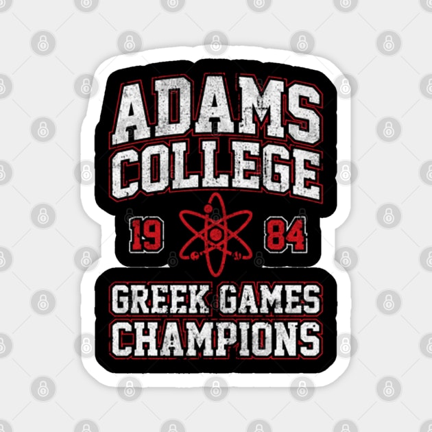 Adams College 1984 Greek Games Champions Magnet by seren.sancler