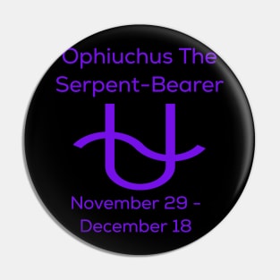 Ophiuchus The Sepent-Bearer, Zodiac Pin