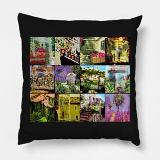 An impression of  "Le Provence" in the  South of France Pillow