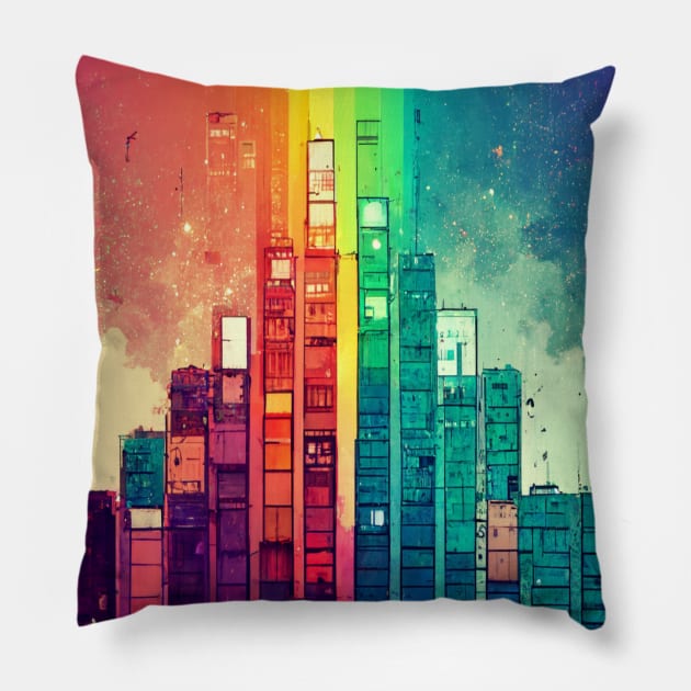 Tetris Pride Pillow by Brave Fellow