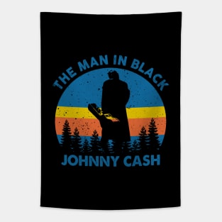 Retro The Man in Black Johnny Music Tapestry