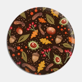 Autumn Pattern Pin