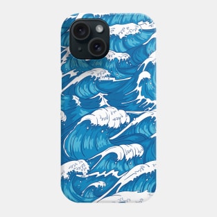 Ocean Waves Framed Phone Case