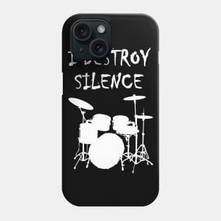 I destroy silence Phone Case