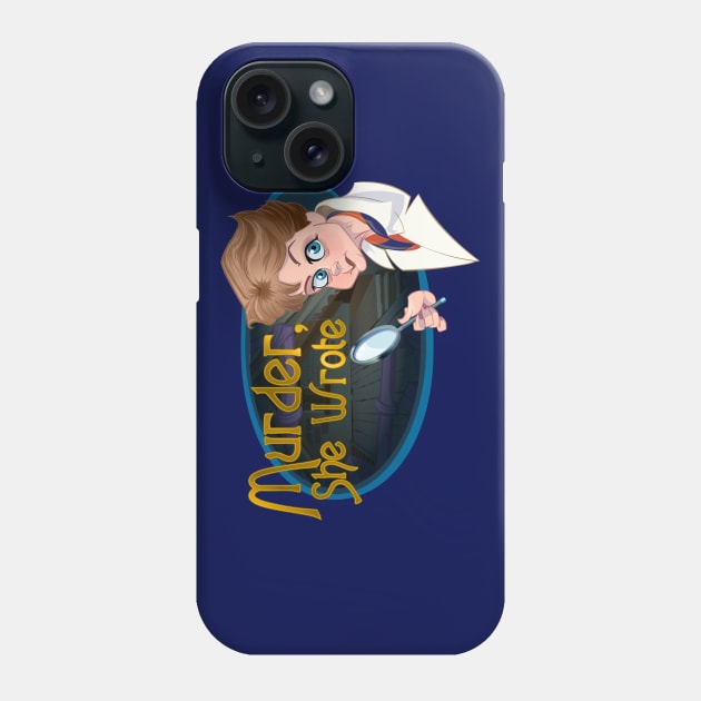 Murder, She Wrote Phone Case by Dan Almanzar / Wonka1701