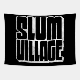 Slum Village / Retro Typography Design Tapestry