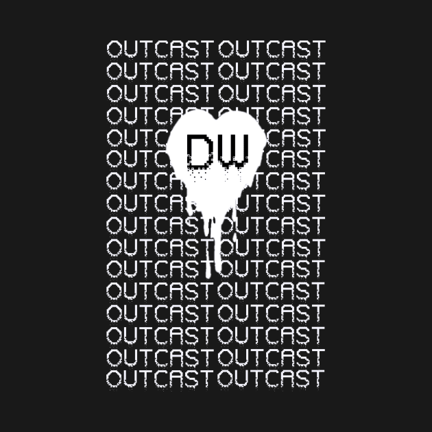 Outcast Matrix White Logo by adorkabledustinwood