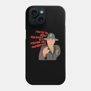 Full Metal Jacket Gunnery Sergeant Hartman Quote Tee Phone Case