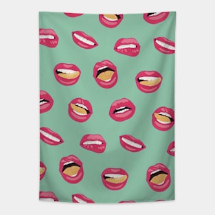 Lips Tapestry