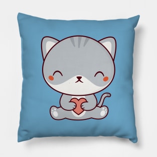 Kawaii Cute Kitten Cat Pillow