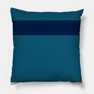 A beautiful consistency of Oxford Blue, Deep Sea Blue, Sea, Italian Sky Blue and Pale Pink stripes. Pillow