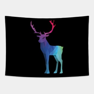 Colorful Reindeer Tapestry