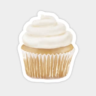 Vanilla Cupcake Magnet