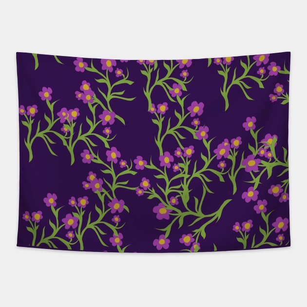 Flowers pattern Tapestry by Fadmel