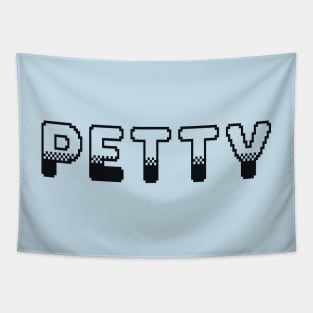 Petty Classic Video Game Graphic Black Tapestry