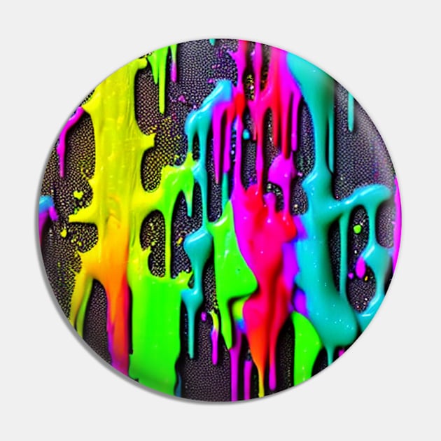 Dripping Paint Pin by EggheadK8