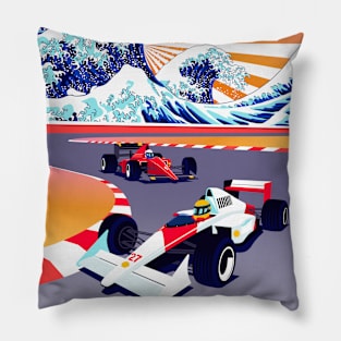 Suzuka Vintage Racing Pillow