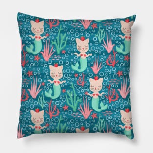 Mermaid Cats Pillow