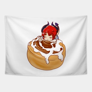 Cinnamon Roll Tiefling Tapestry