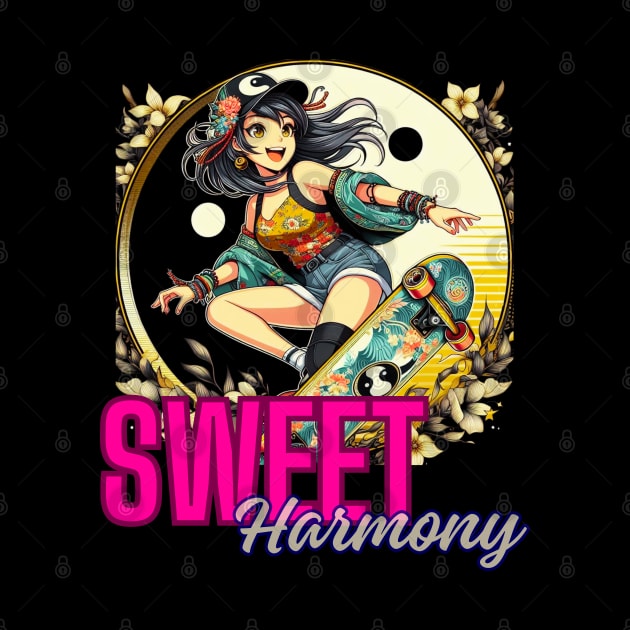 Kawaii, Anime Girl, Sweet Harmony by Catsie Cat