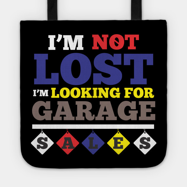 Funny Garage Sales Yard Sales Auction Garage Sale Tote Bag