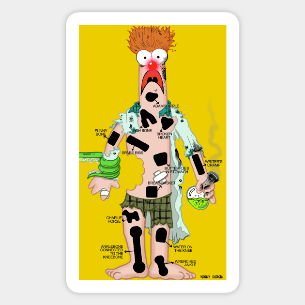 Beaker Operation - Muppets - Sticker