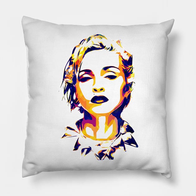 Madonna Pop Art Pillow by Creativedy Stuff