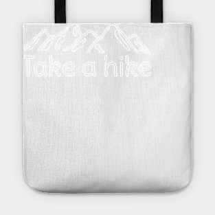 Cool Camping Hiking Outdoors T-Shirt Tote