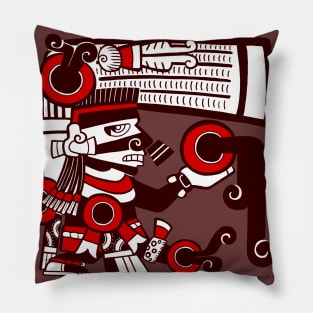 Tezcatlipoca glyph Pillow