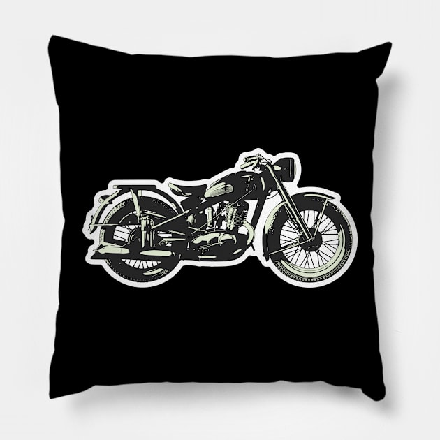 motor bike Pillow by tdK