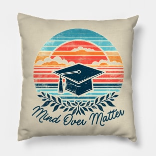 Vintage sunset graduation Pillow