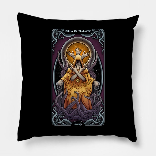 Lovecraft Tarot The Emperor Pillow by EmptyIs