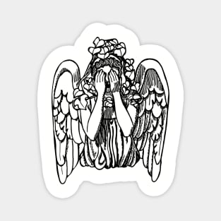 Weeping angel Magnet