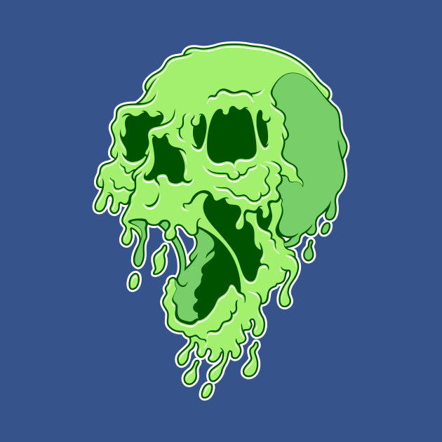 Melty Skull - GREEN by tomburns