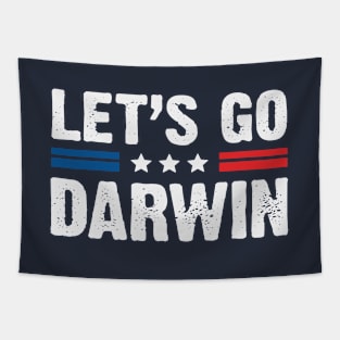 Let's Go Darwin Tapestry