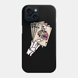 Card skull Phone Case