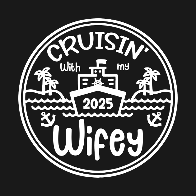 Let's Cruise Together Couples Cruise Gift For Hubby & Wifey by Los San Der