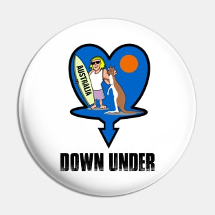 Down under Pin