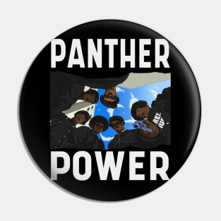 Black Panther Party Panther Power Pin