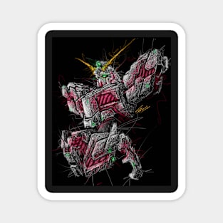 Gundam unicorn Magnet