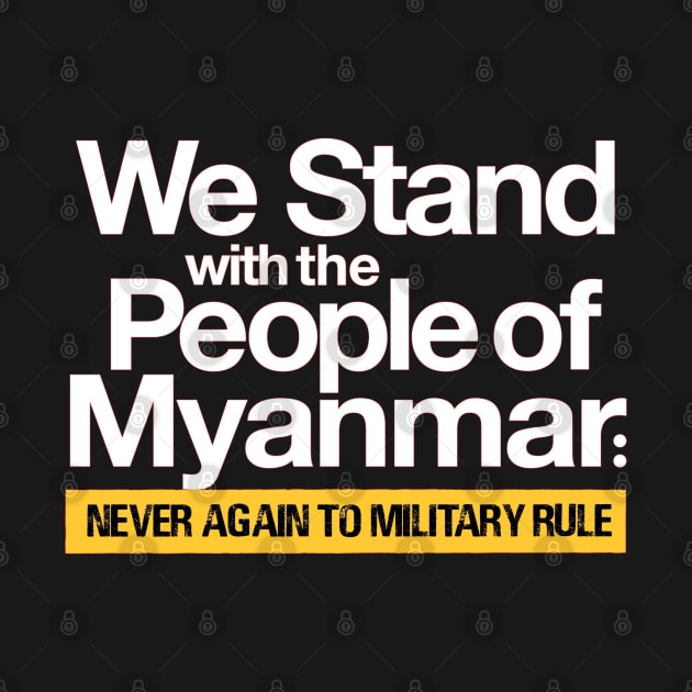 stand with myanmar by HenryHenry