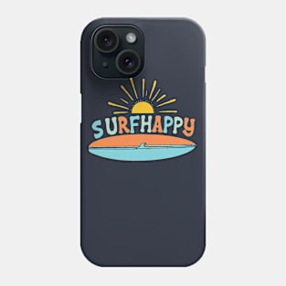 Surf Happy In Retro Phone Case