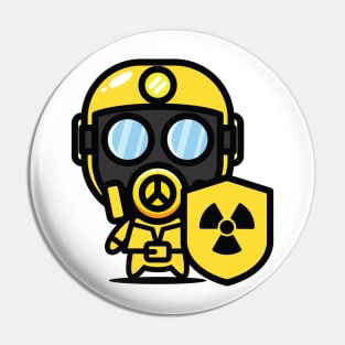 Nuclear researcher character Pin