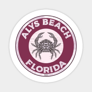 Alys Beach Florida Crab 30A 30 A Emerald Coast Walton County Magnet