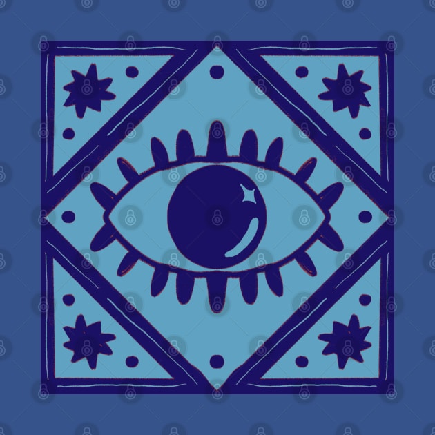 All Seeing Eye | Blue Version by ghostieking