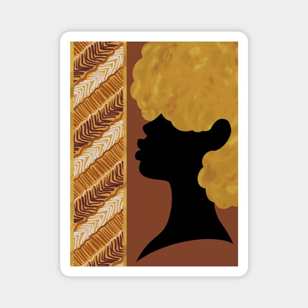 Golden Girl Magnet by XanaNouille