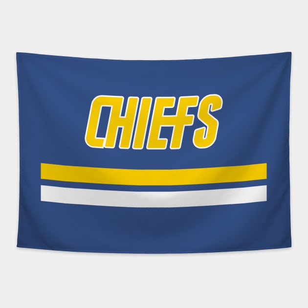 Charlestown Chiefs shirt Tapestry by equilebro